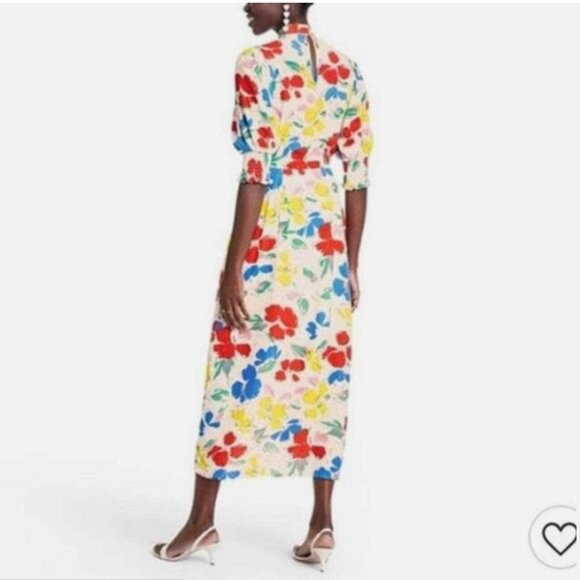 RIXO for Target Floral Cascade Ruffle Dress Size 6 - Picture 3 of 12